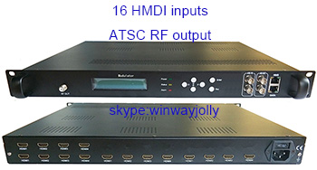 16 HDIM to ISDB-T digital modulator