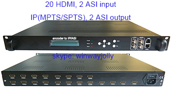 20 HDMI to IP/ASI HD encoder