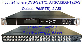 24 tuners to IP/ASI