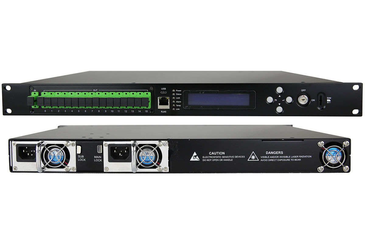 4/8/16 ports Fiber Optical Amplifier
