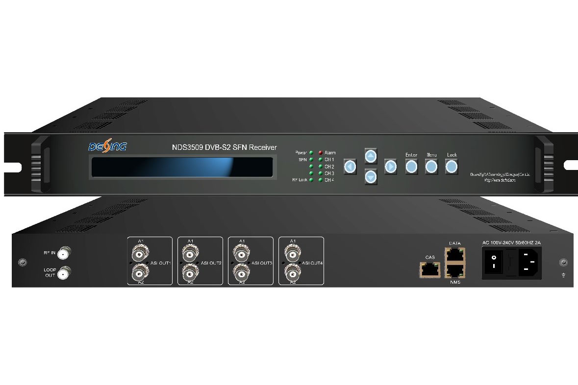 德芯NDS3509 DVB-S2单频网接收机
